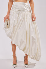 HEAD IN THE CLOUDS HIGH LOW SKIRT