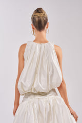 HEAD IN THE CLOUDS SLEEVELESS BLOUSE