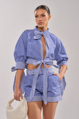 GUESS WHO POPLIN BLOUSE