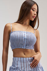 BUSINESS ONLY BRALETTE IN LIGHT BLUE