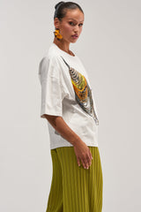 BEACH VIBES BEADED TEE