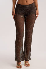 KATE EMBELLISHED MESH PANT