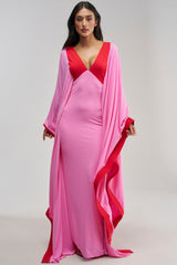 GUEST OF HONOR MAXI DRESS IN PINK