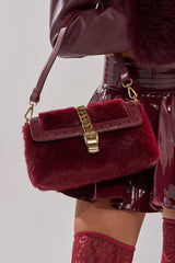 LOUIS FAUX FUR PURSE