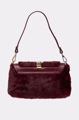 LOUIS FAUX FUR PURSE