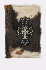 HIGH STANDARDS FAUX FUR PASSPORT COVER