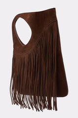 FRINGED OUT SHOULDER PURSE