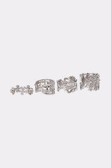 CHROME VIBES RING SET