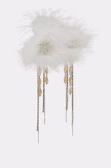 LUXE LIVING FEATHER EARRING
