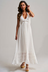 THIS IS MY DATE MAXI DRESS IN WHITE