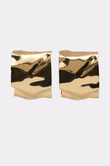 BENT OUTTA SHAPE EARRING IN GOLD