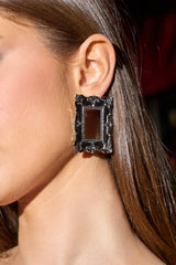 FRAMED MIND EARRING
