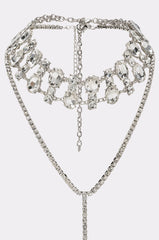 DIAMOND LOVER LAYERED NECKLACE SET
