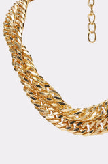FINE ME IN MIAMI DOUBLE CHAIN NECKLACE