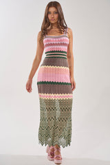 HEAT WAVE KNIT MAXI DRESS