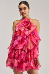 I AM THE PARTY MINI DRESS IN POP PINK