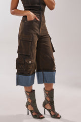 AZALEA WANG INDRANI OLIVE GLADIATOR SANDAL