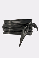 ESSENTIAL WRAP AROUND TIE BLACK BELT