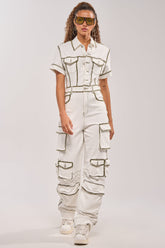 BROOKLYN UTILITY DENIM JUMPSUIT