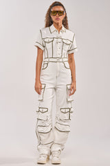 BROOKLYN UTILITY DENIM JUMPSUIT