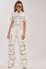 BROOKLYN UTILITY DENIM JUMPSUIT