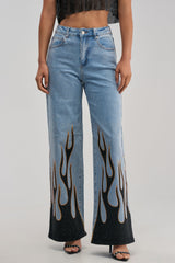 ON FIRE RELAXED DENIM