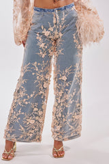 FLY AWAY WITH ME FLORAL DENIM
