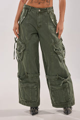 KARA CARGO DENIM