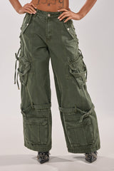 KARA CARGO DENIM