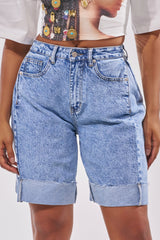 GONE BAD DENIM BERMUDA SHORT