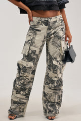 ASH OMBRE CARGO DENIM