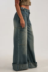BE MINE STRIPE DENIM