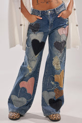 LOVE ME HARD RELAXED DENIM