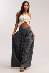 GUESS WHO STRIPE PALAZZO PANT