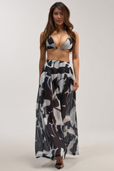 BAECATION CHIFFON WIDE LEG PANT