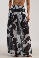 BAECATION CHIFFON WIDE LEG PANT