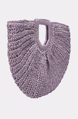 CATCHING FLIGHT RAFFIA CLUTCH