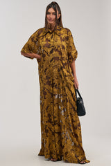 DEEP IN THE FEELS LACE JUMPSUIT IN YELLOW MULTI