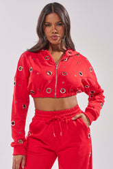 COMFY COZY CROPPED HOODIE