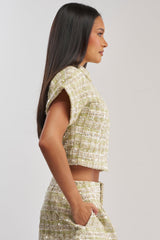 EASY TO LOVE TWEED BUTTON DOWN