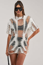 BARELY THERE DISTRESSED TEE