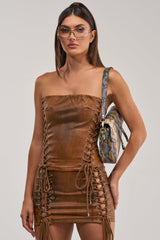 LOCK ME UP LACE UP CORSET