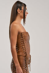 LOCK ME UP LACE UP CORSET