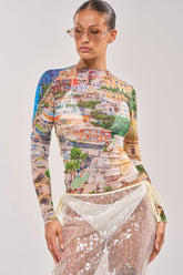AMALFI DAYS MESH TOP