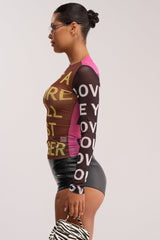 TAKE A PICTURE MESH TOP