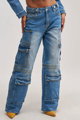 DENIM FOR DAYS CARGO DENIM