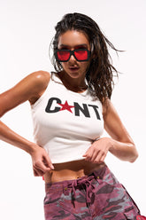 CNTY LACE UP TANK