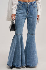 DONT PLAY WITH MY HEART BELL BOTTOM DENIM