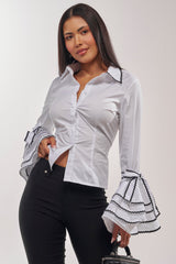 BUSINESS ONLY BUTTON DOWN IN WHITE