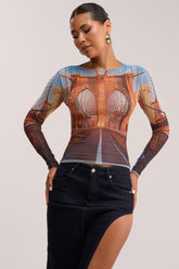 ROADTRIP MESH LONG SLEEVE TOP